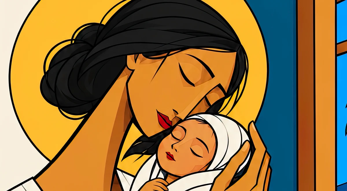 A Mother’s Embrace — artwork detail