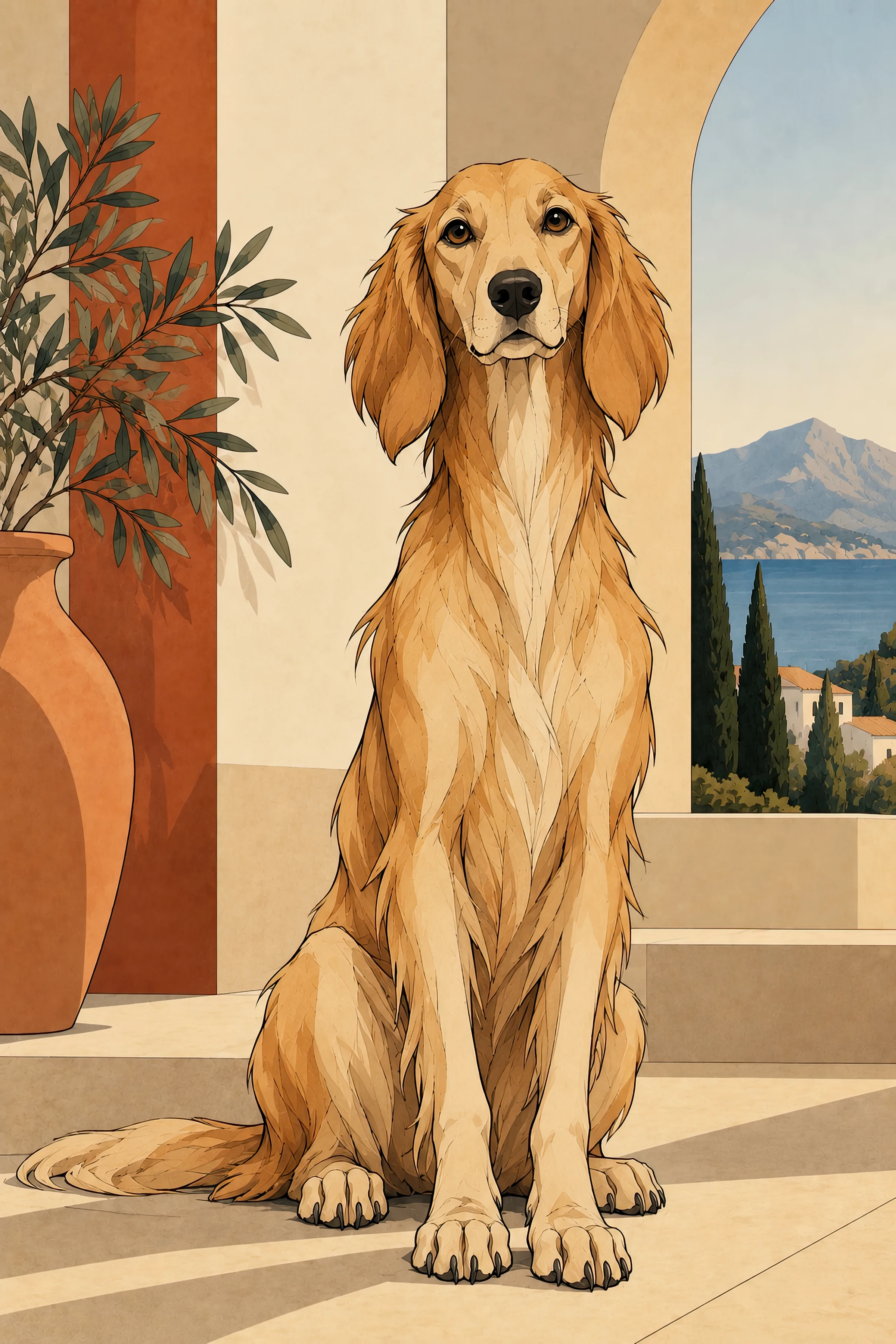 Golden Retriever — Digital Art Print