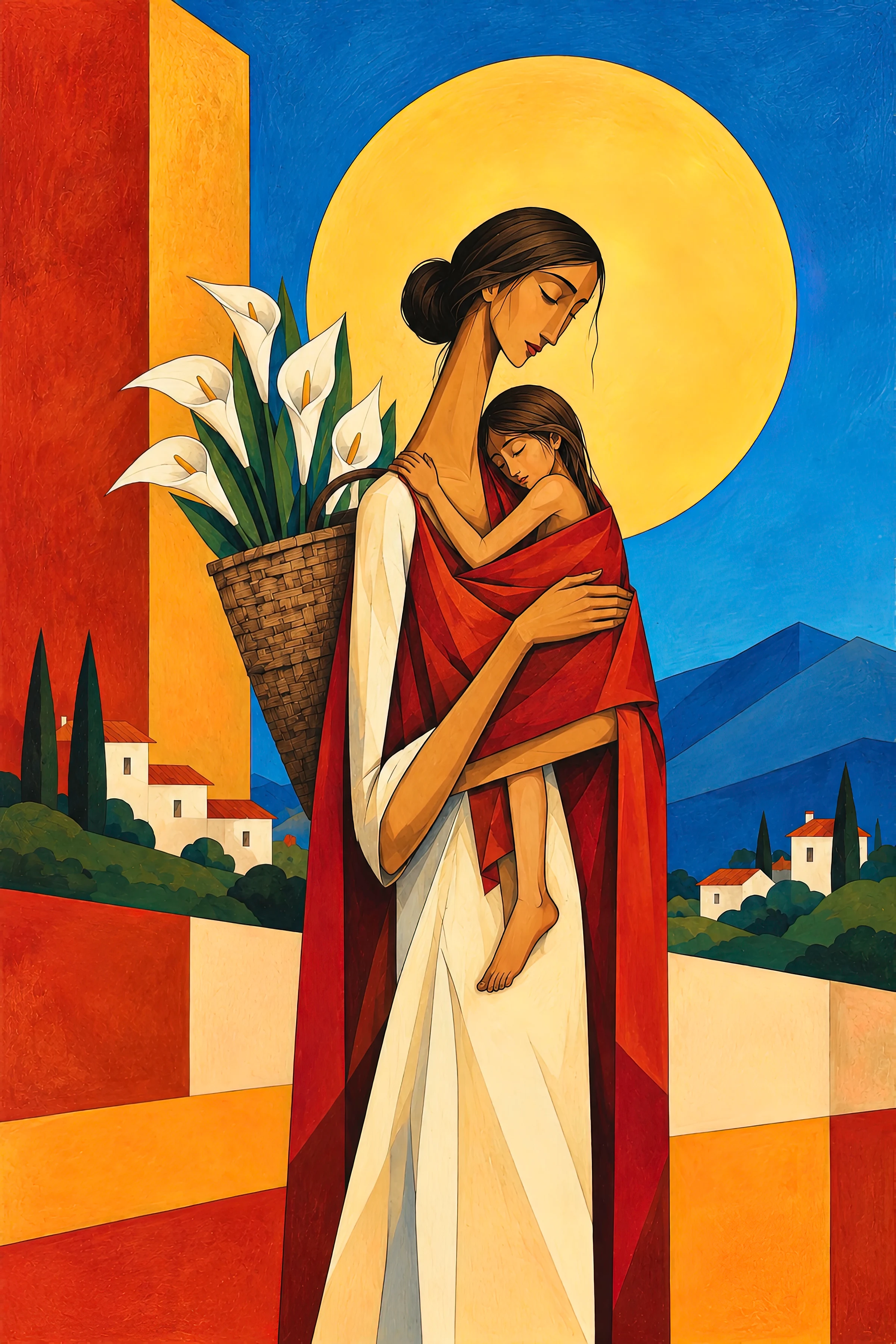 Mother and Child — Digital Art Print