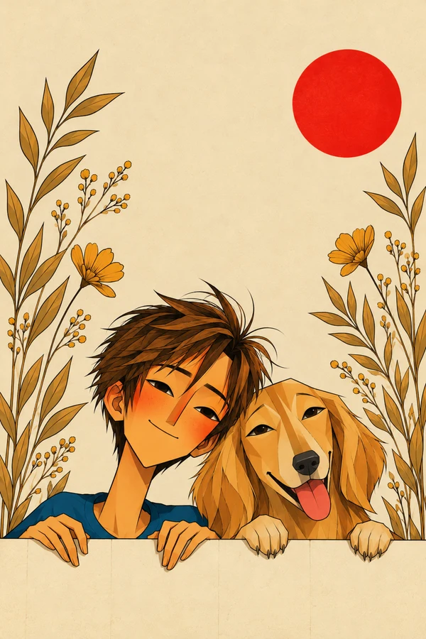 A Boy and His Golden Companion